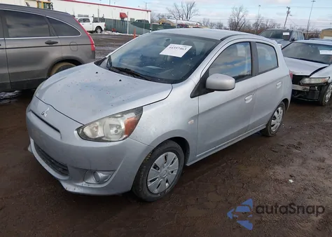 2015 Mitsubishi Mirage De из США, поврежденный, VIN ML32A3HJ5FH055772